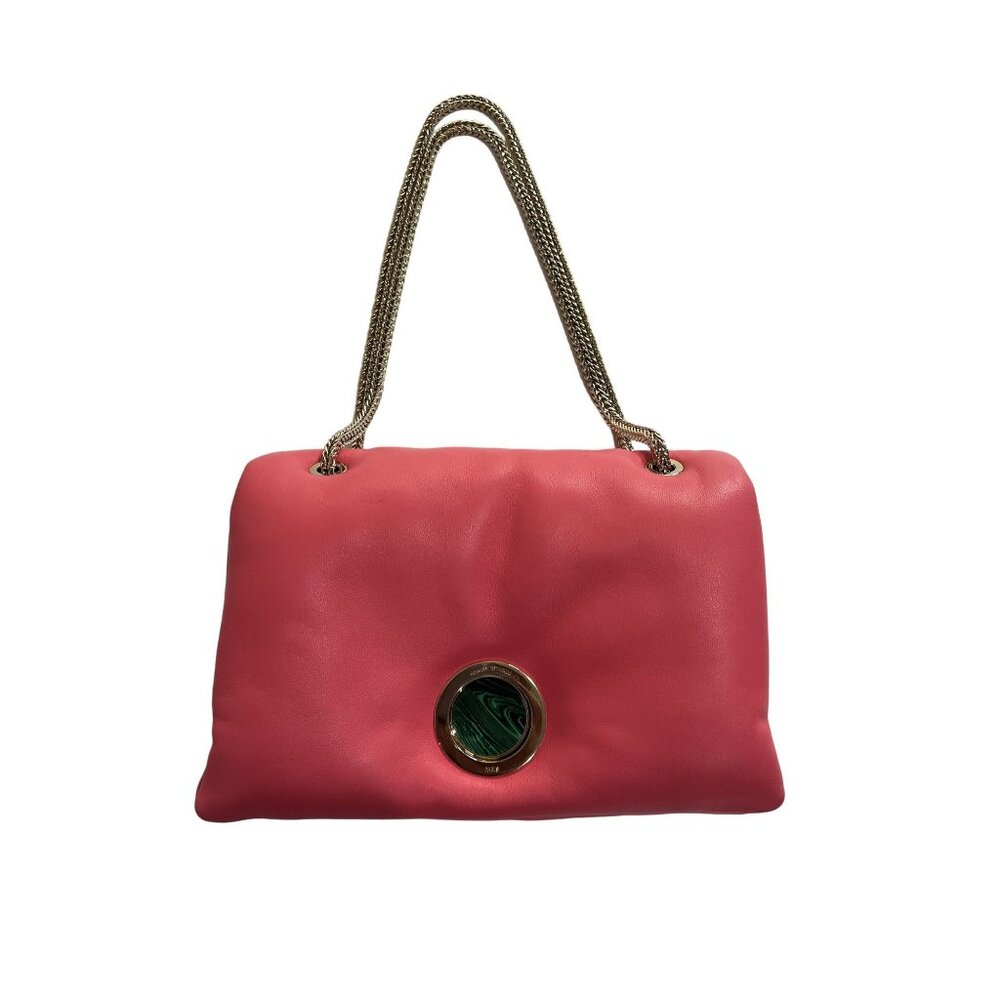 Giambattista Valli Padded Shoulder Bag in Pink Coral - Picture 2 of 10